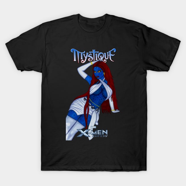 Mystique T-Shirt by Zenpaistudios